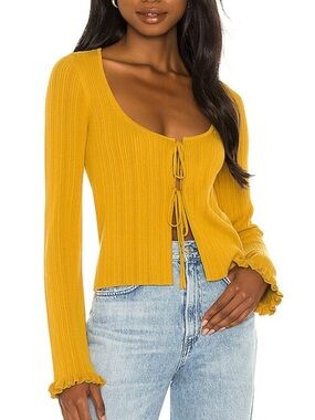 House of Harlow 1960 x REVOLVE Bree Ribbed Tie-Front Top